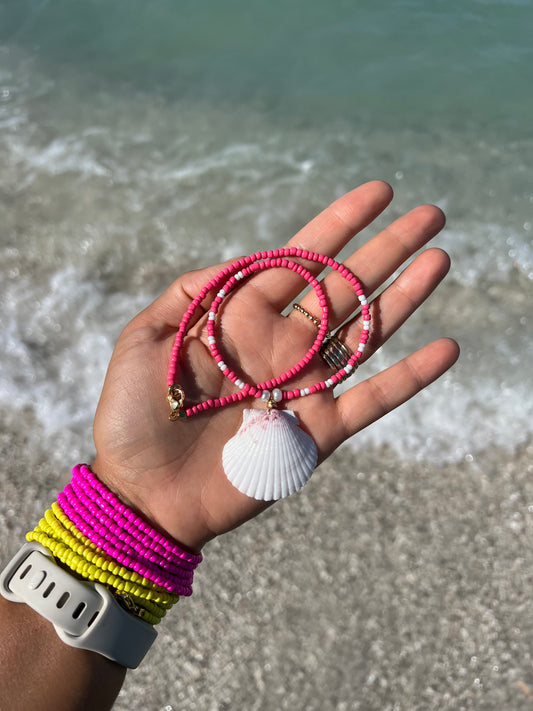 Beaded Shell Necklace