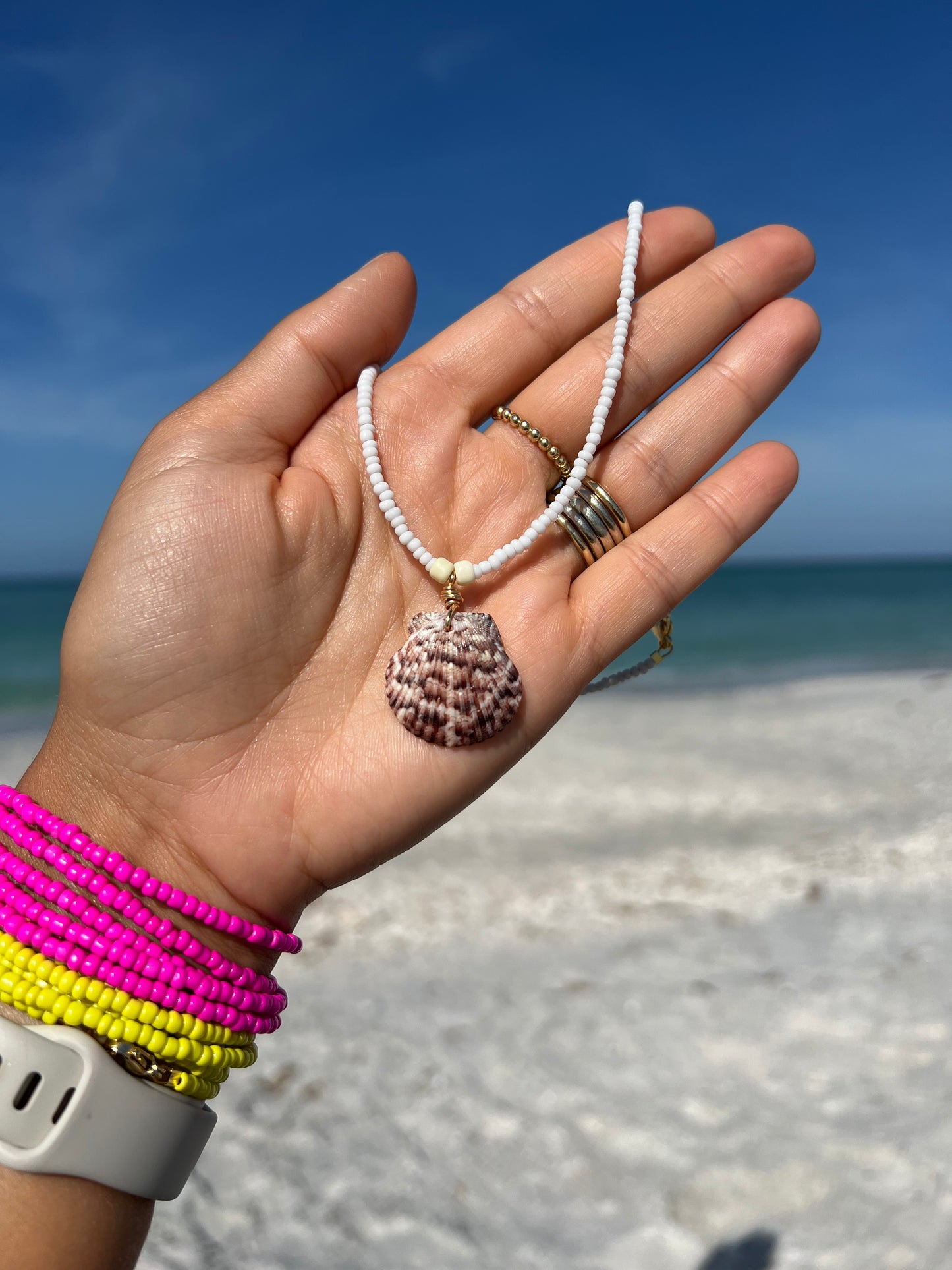 Beaded Shell Necklace