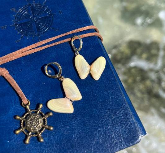 Coquina Shell Earrings