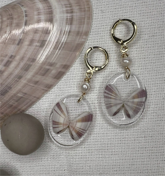 Butterfly Shell Earrings