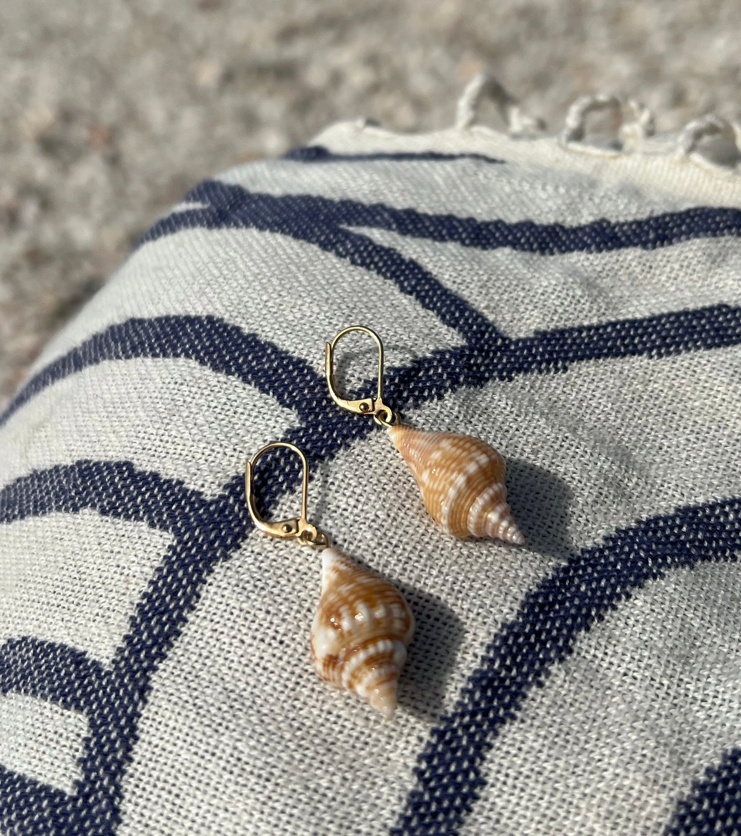 Fighting Conch Earrings