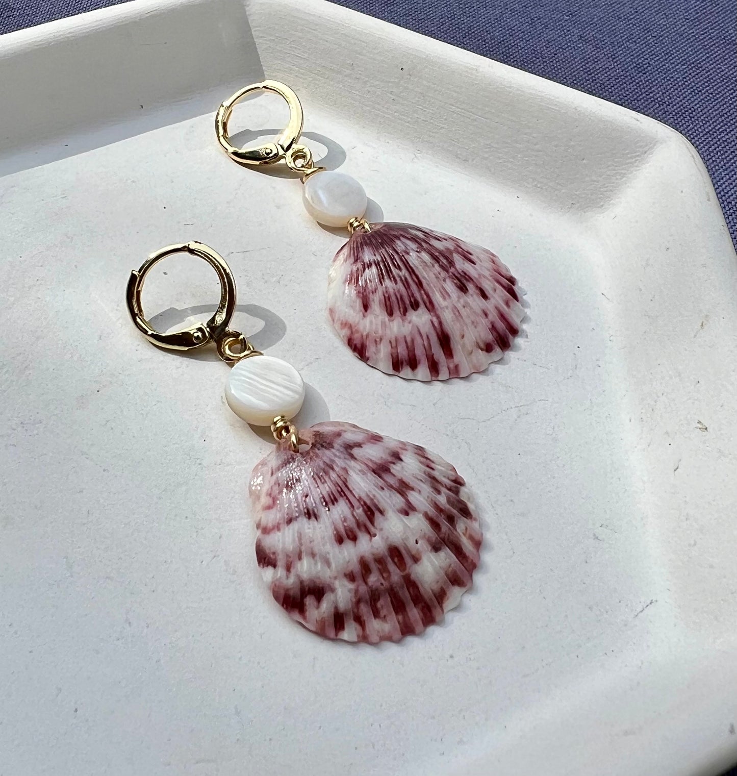 Scallop Shell Earrings