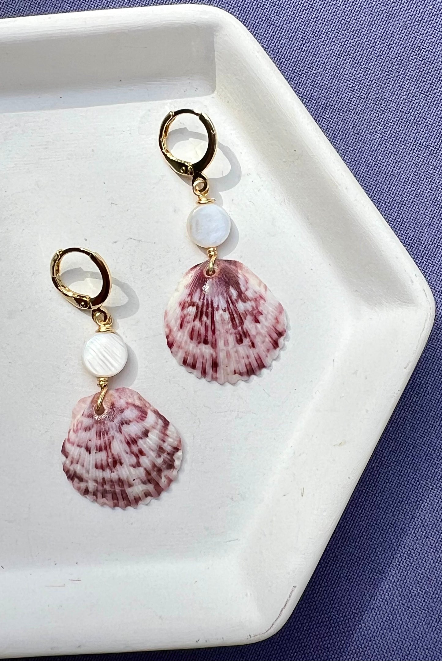 Scallop Shell Earrings