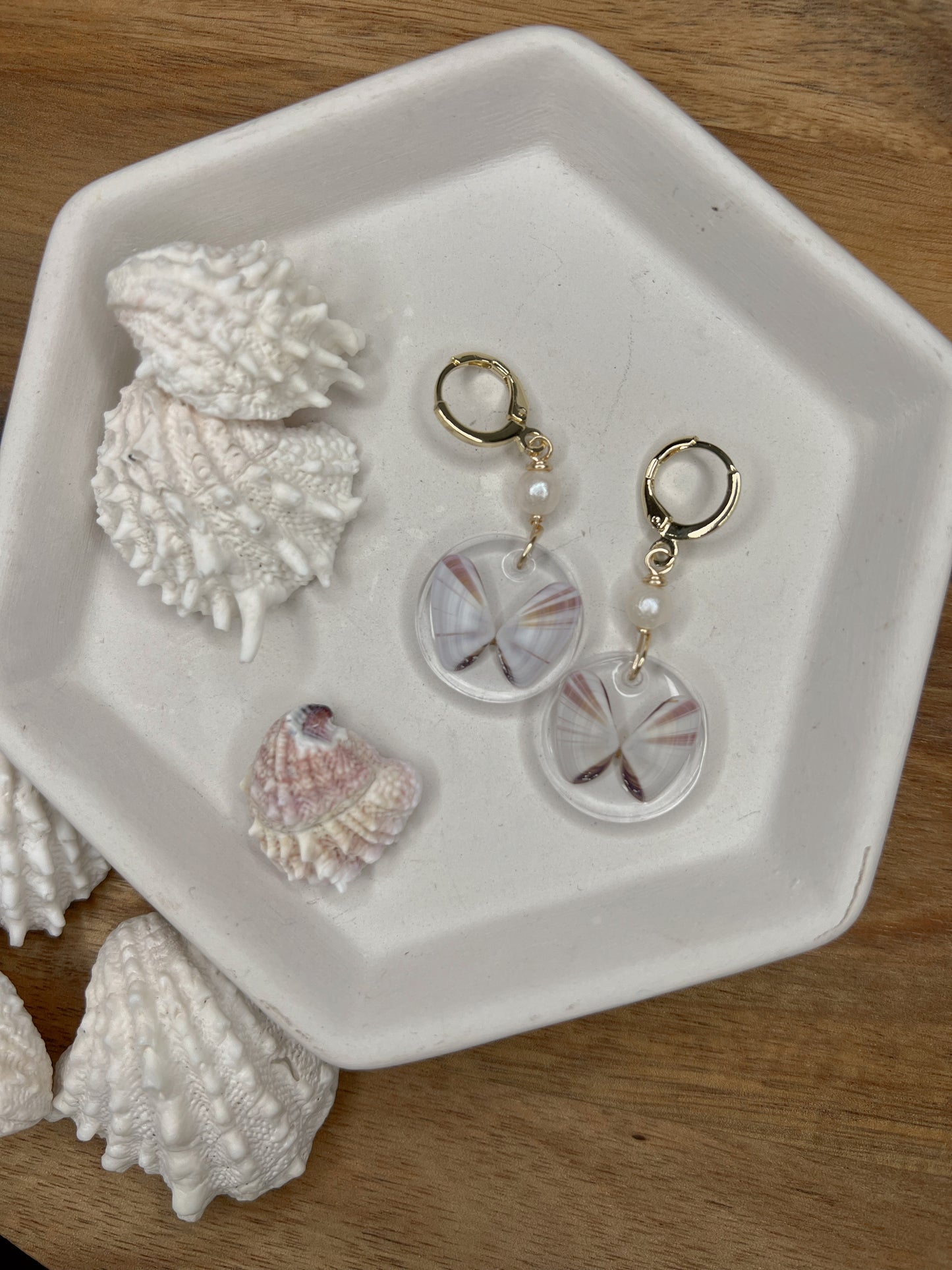 Butterfly Shell Earrings