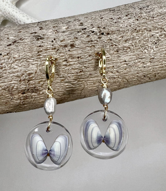 Butterfly Shell Earrings