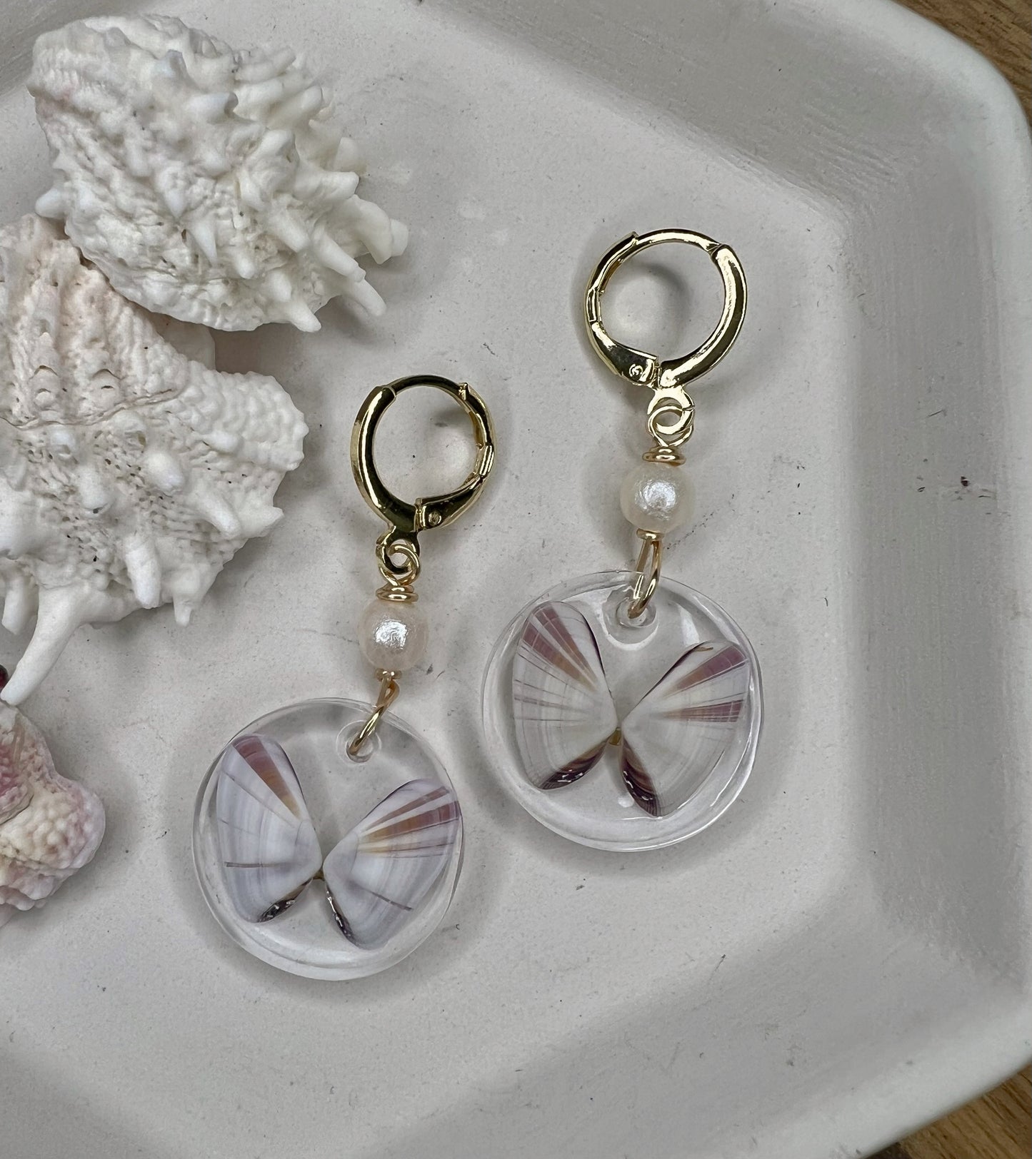 Butterfly Shell Earrings